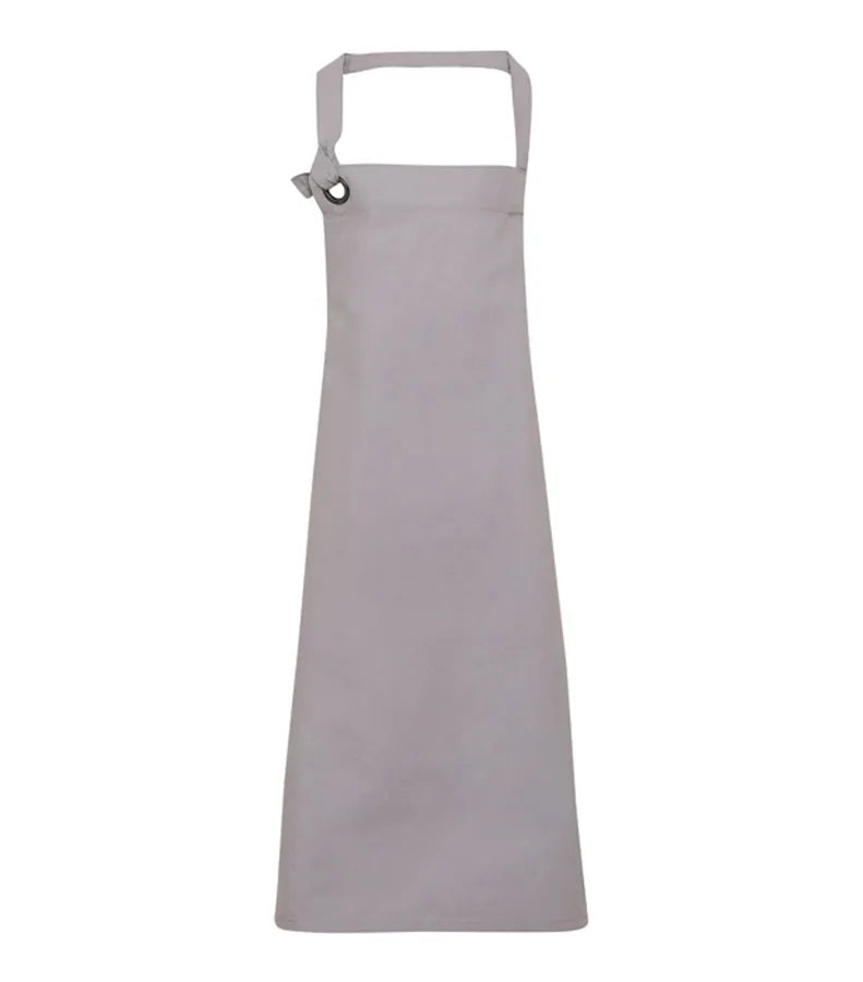 Calibre heavy cotton canvas bib apron Silver