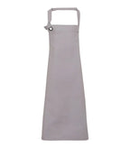Calibre heavy cotton canvas bib apron Silver