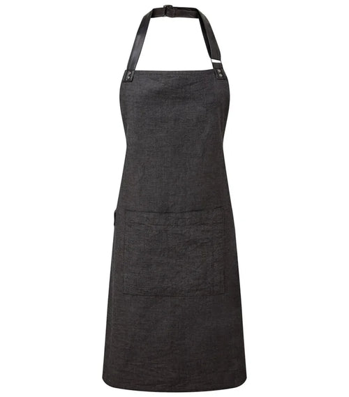 Annex Oxford Bib Apron Black