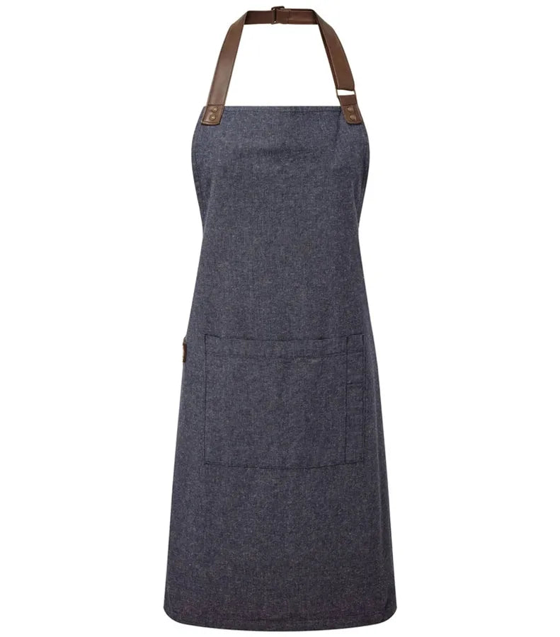 Annex Oxford Bib Apron Navy