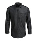 Jeans stitch denim shirt BlackDenim