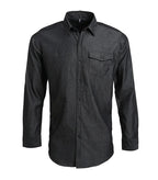 Jeans stitch denim shirt BlackDenim