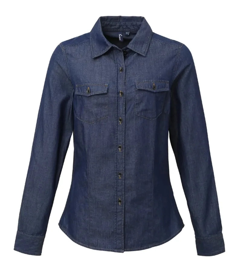 Women's jeans stitch denim shirt IndigoDenim