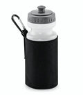 Water Bottle and Holder Black