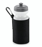 Water Bottle and Holder Black