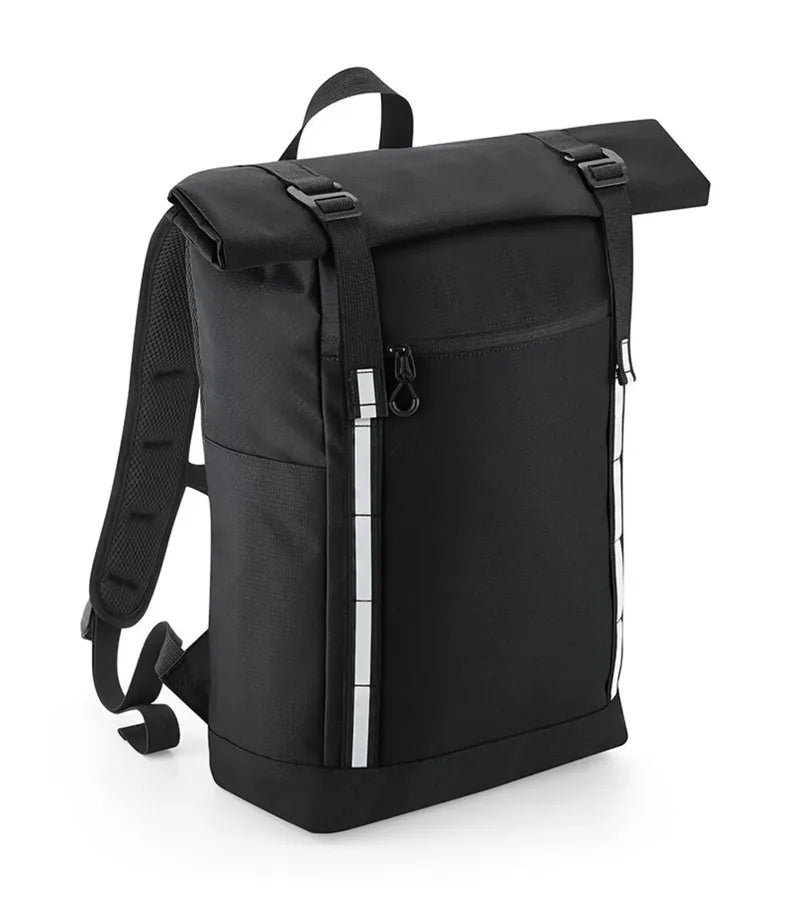 Urban Commute Roll-Top Backpack Black