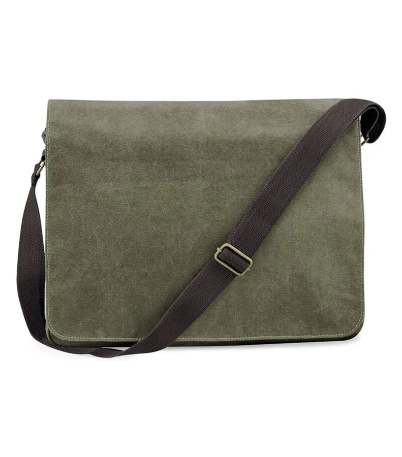 Vintage Canvas Despatch Bag VintageMilitaryGreen