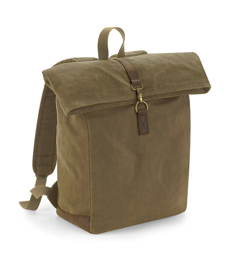 Heritage Waxed Canvas Backpack DesertSand