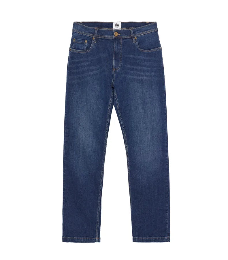 Leo Straight Jeans DarkBlueWash