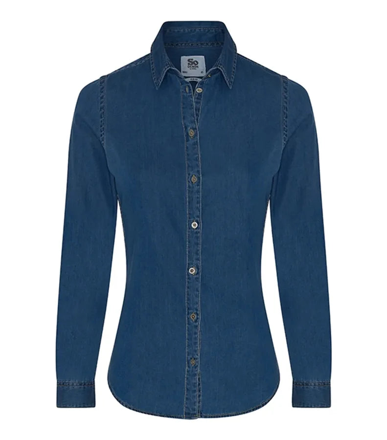 Lucy Denim Shirt DarkBlueWash
