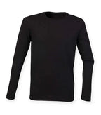 Men`s Feel Good Long Sleeved Stretch T Black