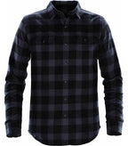 Logan Snap Front Shirt NavyPlaid