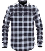 Logan Snap Front Shirt TitaniumPlaid
