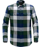 Logan Snap Front Shirt Earth/Navy