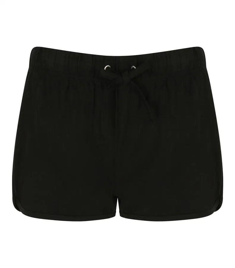 Women's retro shorts Black/Black