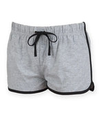 Women's retro shorts HeatherGrey/Black