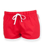 Women's retro shorts Red/White