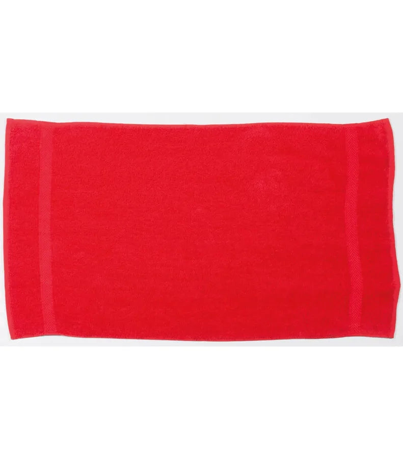 Luxury Hand Towel Red