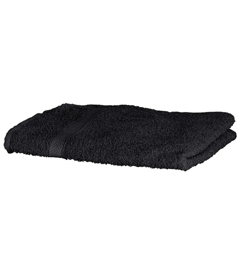 Luxury range bath towel Black