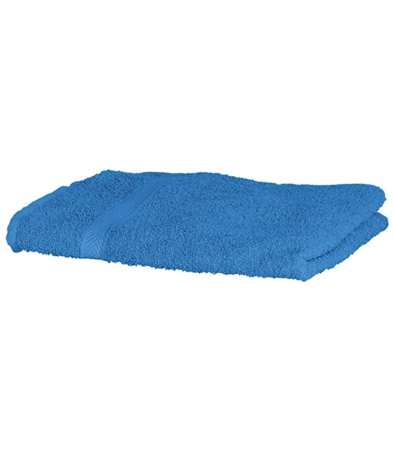 Luxury range bath towel BrightBlue