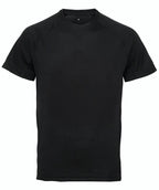 TriDri® panelled tech tee Black