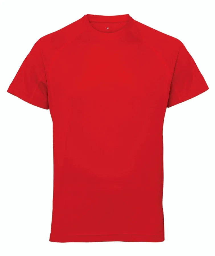 TriDri® panelled tech tee FireRed