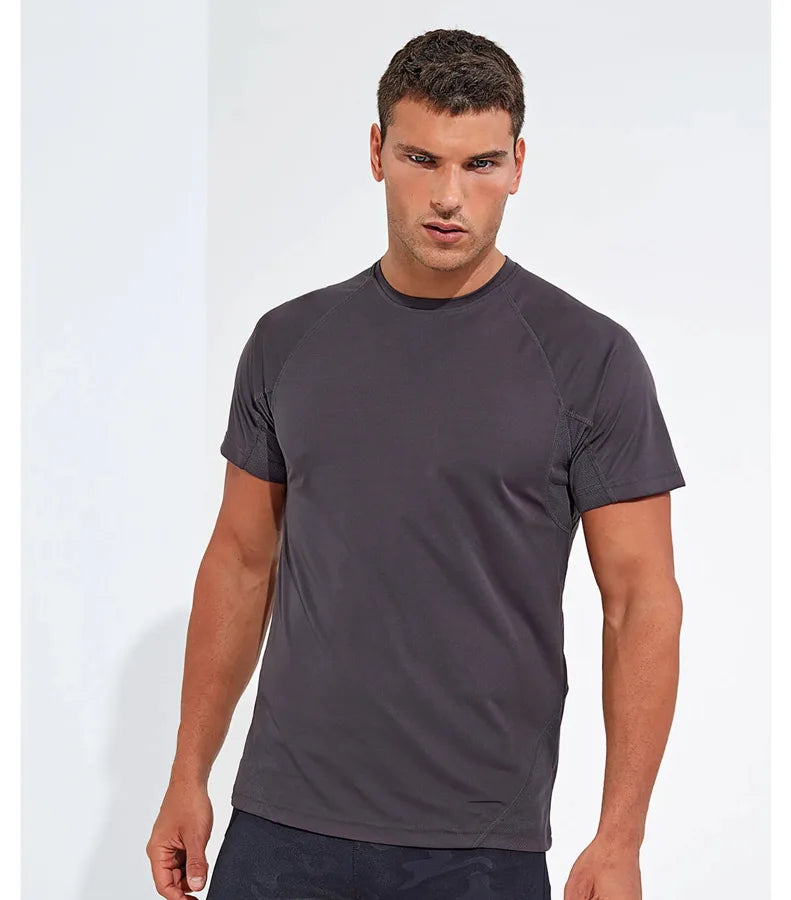 TriDri® panelled tech tee FrenchNavy