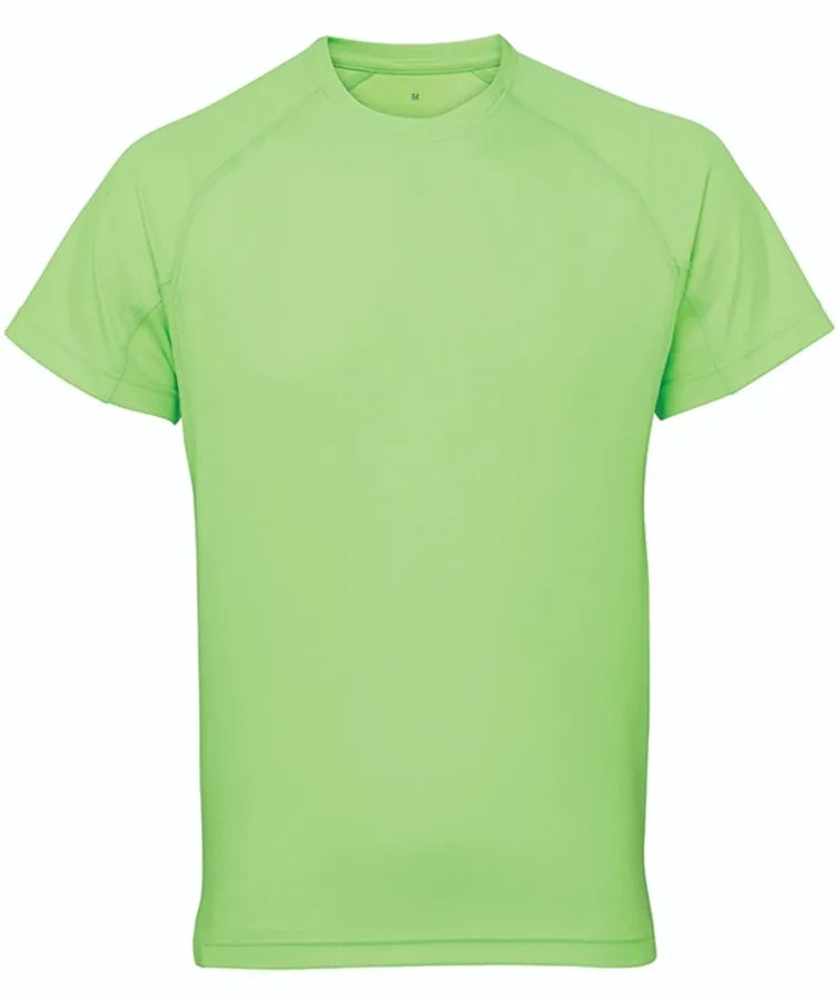 TriDri® panelled tech tee LightningGreen