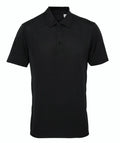 TriDri® panelled polo Black