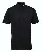 TriDri® panelled polo Black