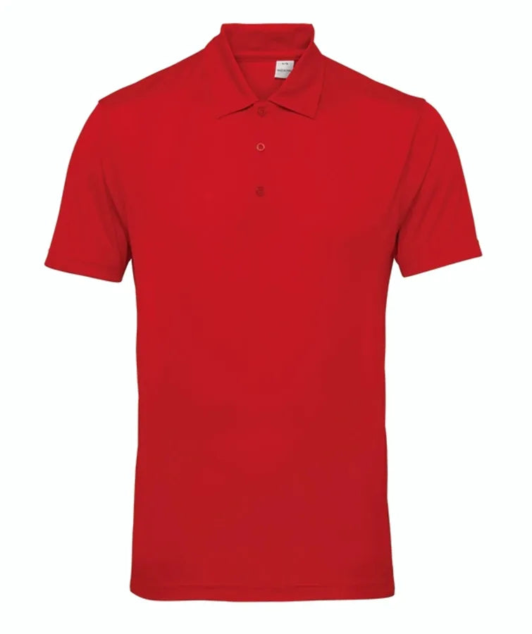 TriDri® panelled polo FireRed