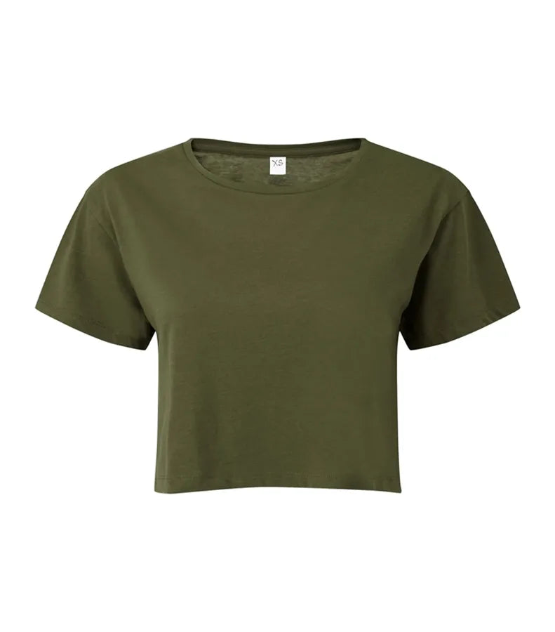Womens TriDri® Crop Top Olive