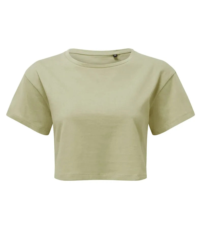 Womens TriDri® Crop Top Sage