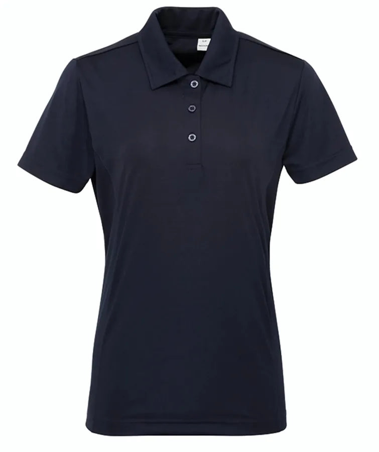 Women's TriDri® panelled polo FrenchNavy