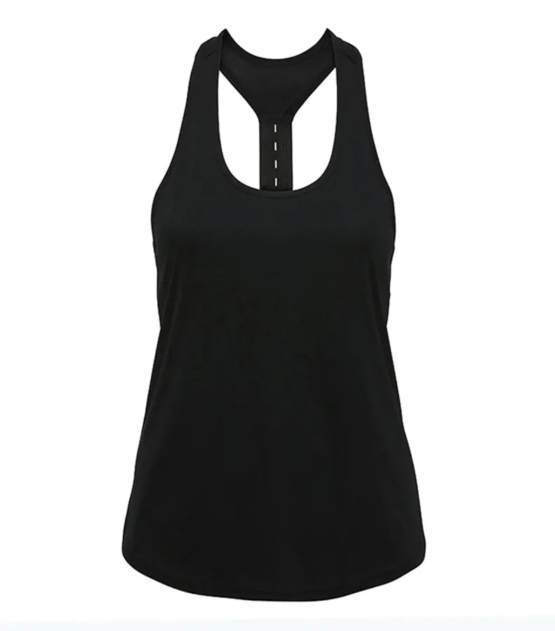 Women's TriDri® performance strap back vest Black