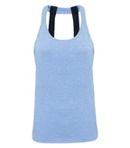 Women's TriDri® Double Strap Back Vest CornflowerMelange