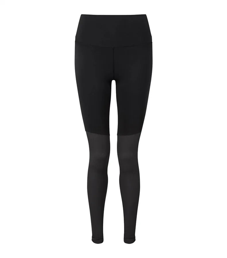 Womens TriDri® Yoga Leggings Black/Charcoal