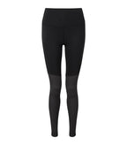 Womens TriDri® Yoga Leggings Black/Charcoal