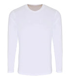 Mens TriDri® long Sleeve Performance T Shirt White