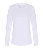 Ladies TriDri® long Sleeve Performance T Shirt White