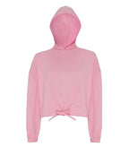 Womens Cropped Oversize Hoodie LightPink