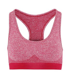 Womens Seamless "3D Fit" Multi-sport Sculpt Bra Burgundy