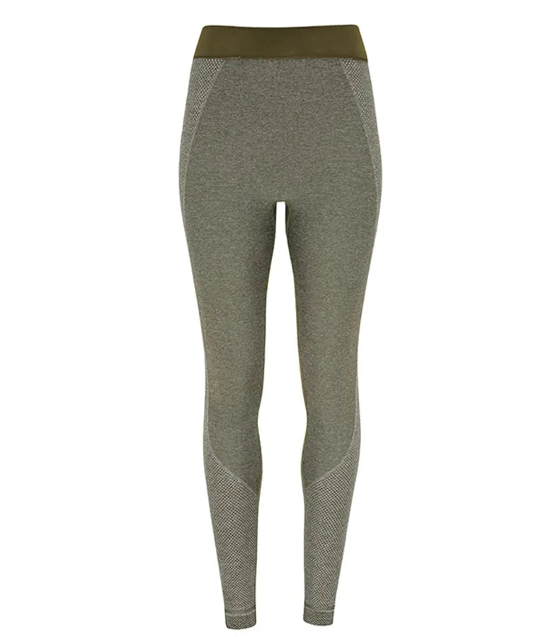 Womens Seamless "3D Fit" Multi-sport Sculpt Leggin Olive