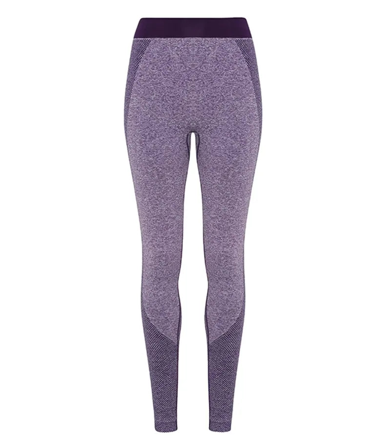 Womens Seamless "3D Fit" Multi-sport Sculpt Leggin Purple