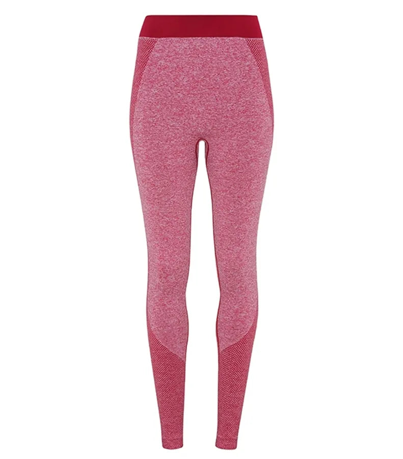 Womens Seamless "3D Fit" Multi-sport Sculpt Leggin Burgundy