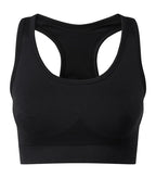 Womens TriDri® Seamless "3D Fit" Multi-sport Sculp Black