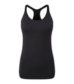 Womens TriDri® Seamless "3D Fit" Multi-sport Sculp Black