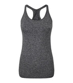 Womens TriDri® Seamless "3D Fit" Multi-sport Sculp BlackMelange