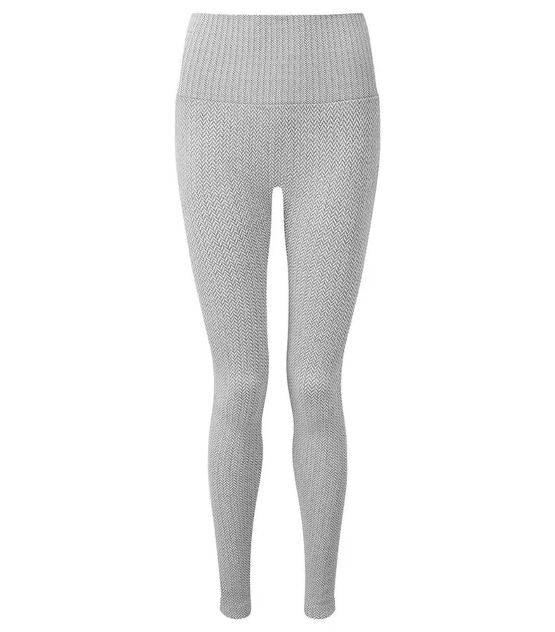 Womens TriDri® Knitted City Leggings Heathergrey