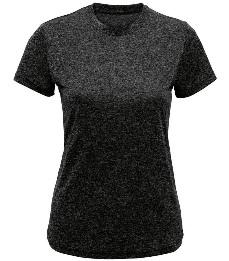 Women's TriDri® recycled performance t-shirt BlackMelange